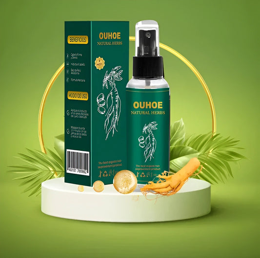 Spray Para Crecer El Pelo OUHOE™ - Devuélvele la vida a tu cabello con el poder de la naturaleza - Solo hoy 40% Descuento