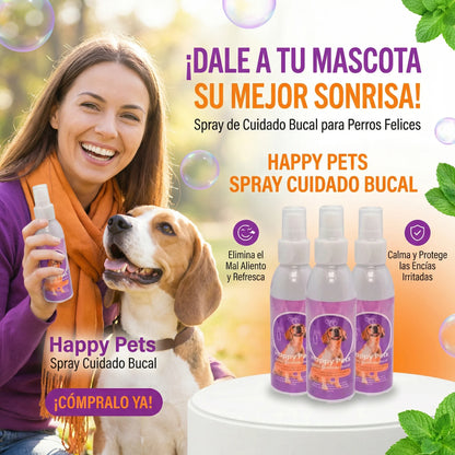 Happy Pets - Dile Adiós al Mal Aliento - Solo por Hoy 40% de Descuento